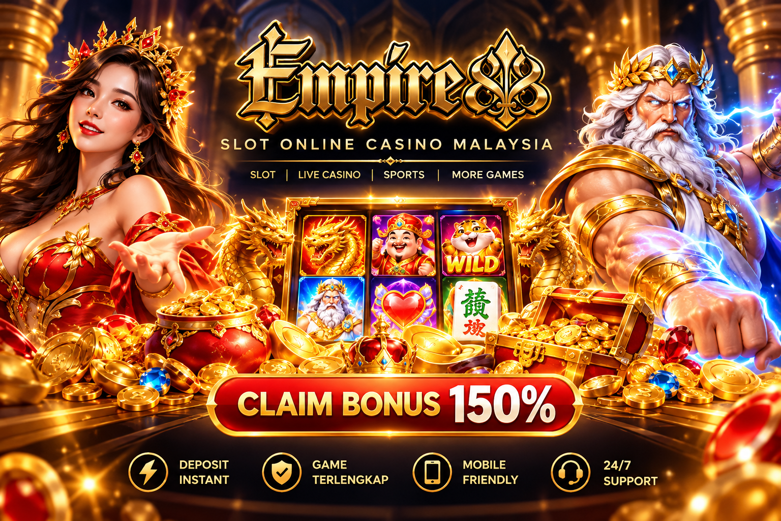 Empire88 Slot Online Casino Malaysia